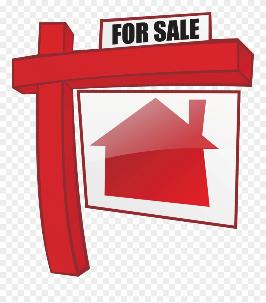 The Supply Of Homes For Sale On The Market Can Be Staggering - Cartoon Real Estate Sign Clipart