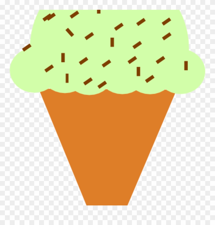Ice Cream Cone Clip Art Ice Cream Cone With Sprinkles - Png Download