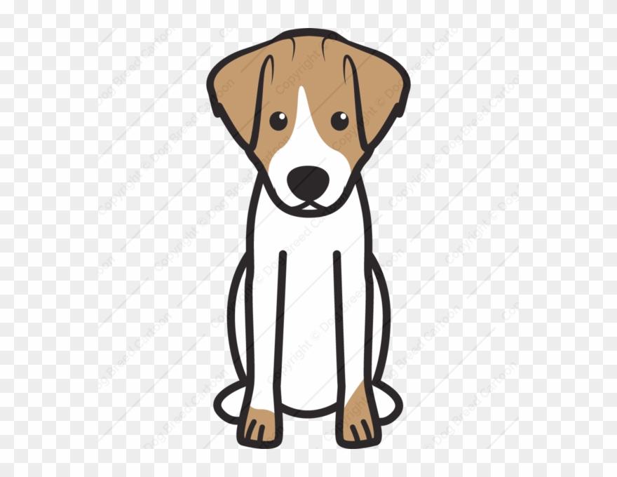 Jack Russell Terrier Dog Cartoon Clipart Jack Russell - Jack Russell Terrier Dog Cartoon - Png Download
