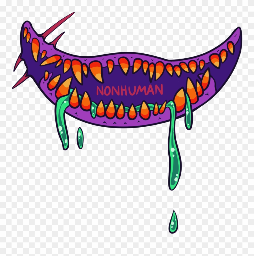 Banner Freeuse Library Monster Transparent Mouth - Mouth Monster Png Clipart