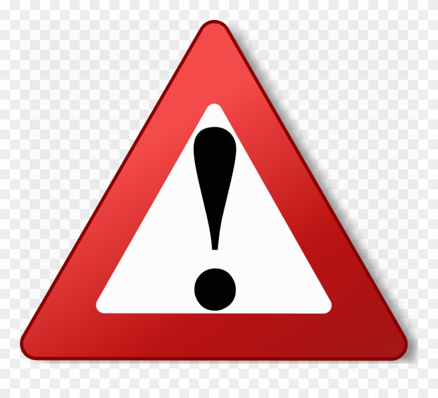 Microsoft Users Beware Ⓒ - Warning Sign Png Clipart