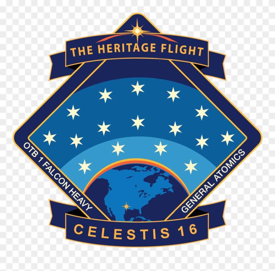 Participant Aboard - - Celestis Falcon Heavy Patch Clipart