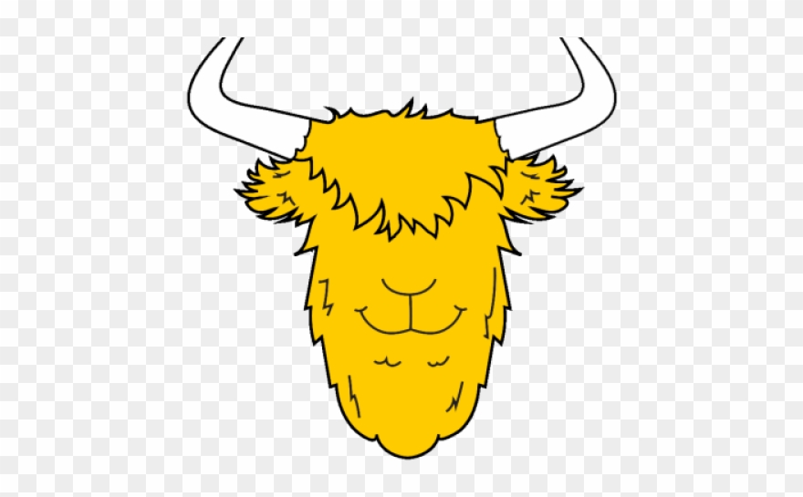 Yak Clipart Tree - Yellow Yak Clip Art - Png Download