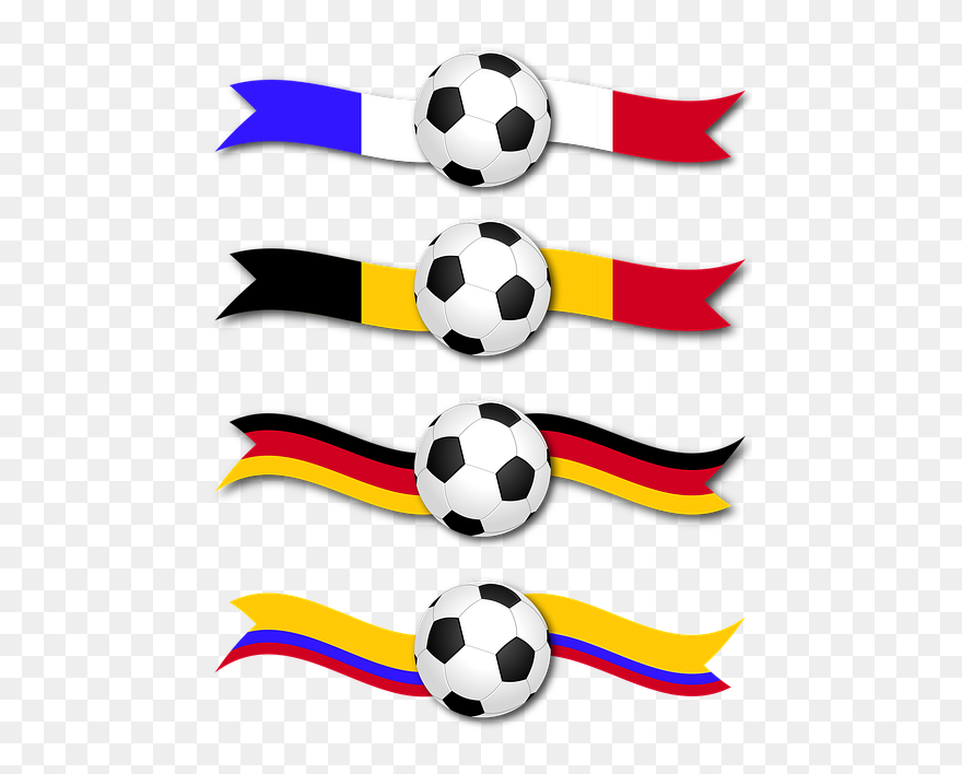 Football Clipart Ribbon - Football Ball - Png Download