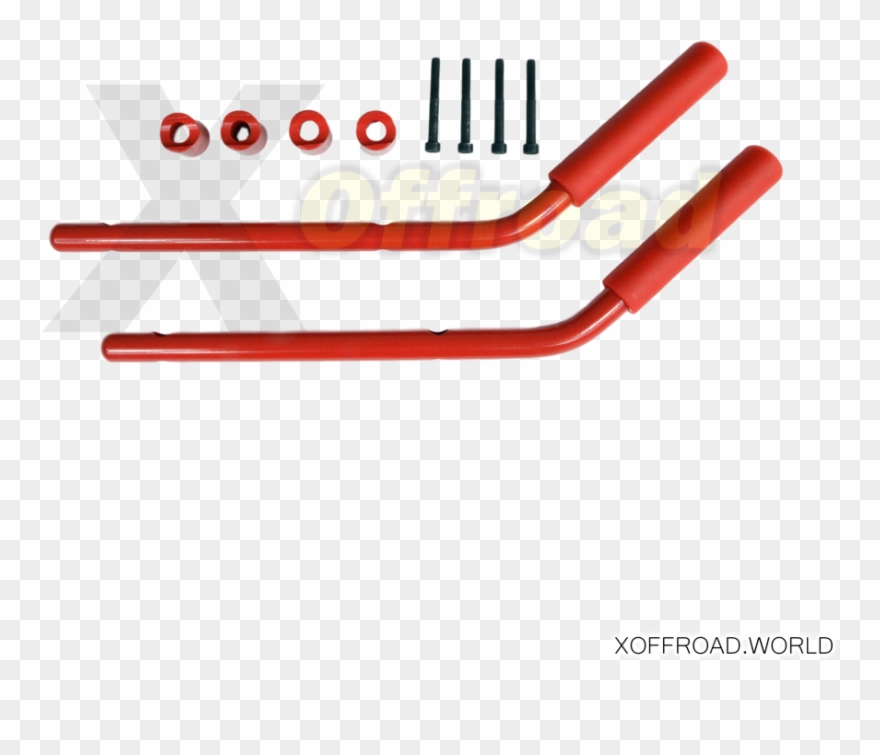 Grab Bar, Rear, Red, Jeep Wrangler Jk Clipart