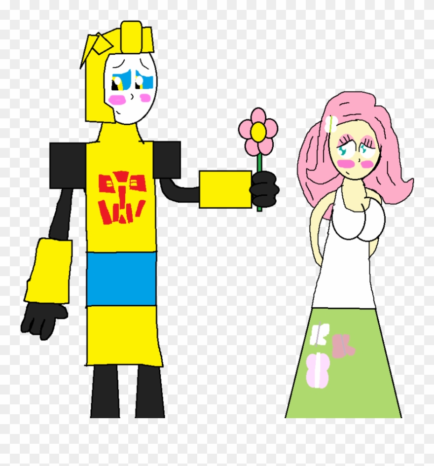 Bumblebee X Fluttershy By G1bfan - Cartoon Clipart