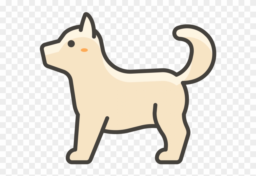 Dog Emoji Png Transparent Icon - Cartoon Clipart
