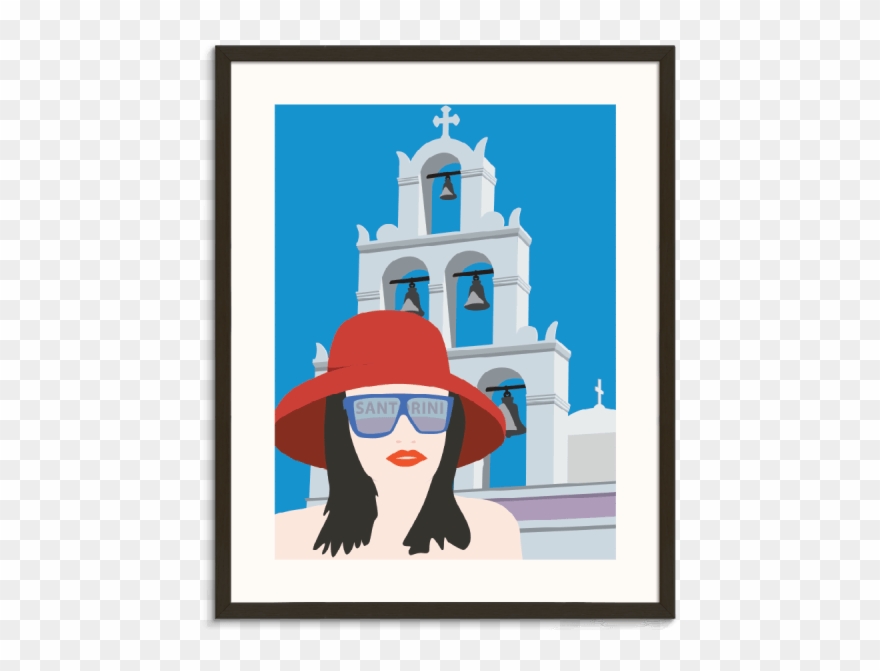 Santorini Wall Art - Santorini Clipart