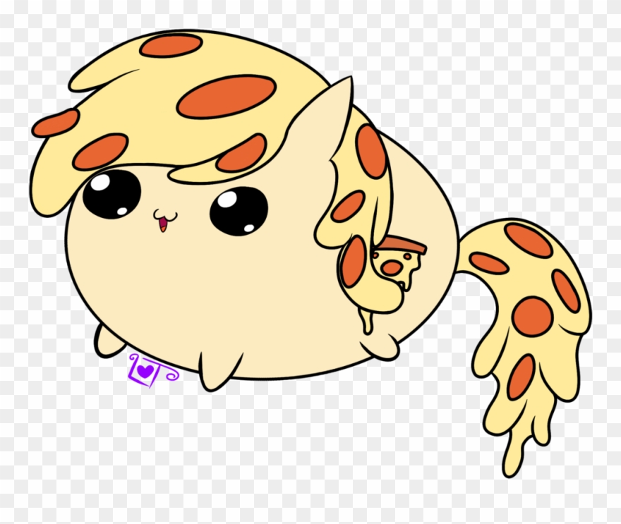 Artist Lullabytrace - Transparent Cute Pizza Png Clipart