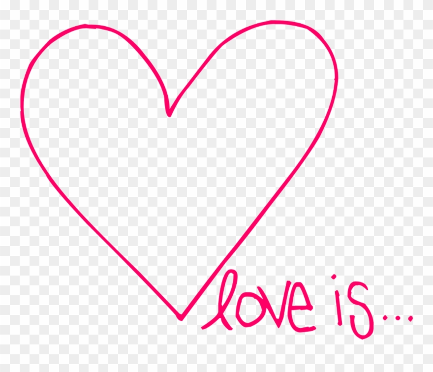 Love Is Clipart - Heart - Png Download