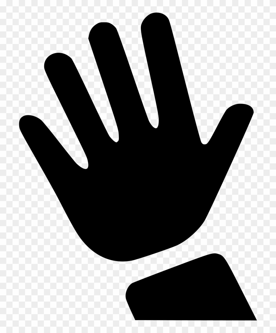 Raised Hand Png - Sign Clipart
