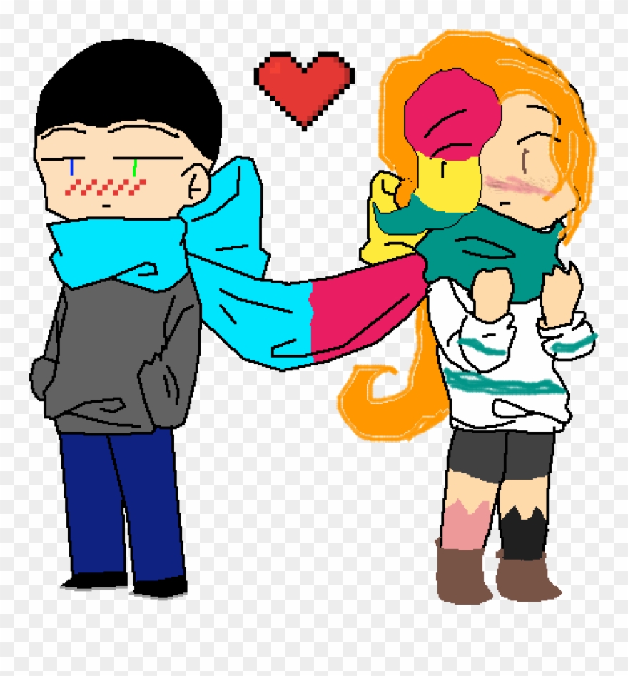 Scarf Collab - Cartoon Clipart