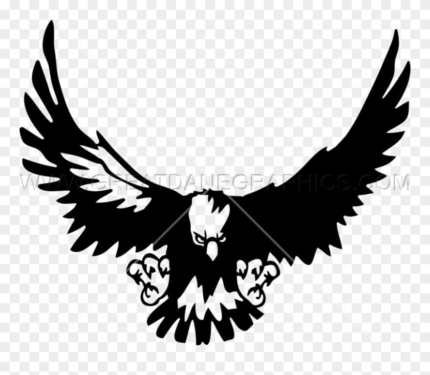 Flying Vector Hawk Wing - Hawks T Shirt Designs Clipart