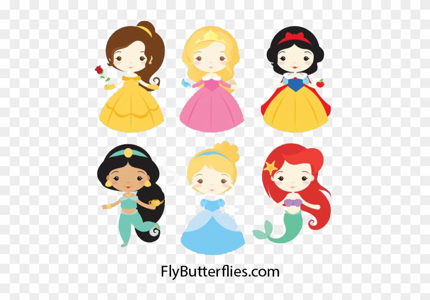 Download Princesses 01 Clipart Set - Cross Stitch Disney Princess - Png Download