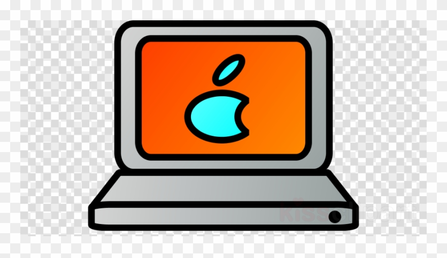Mac Laptop Cartoon Clipart