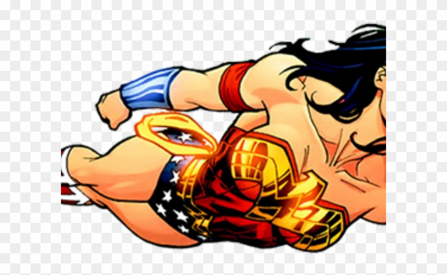 Wonder Woman Clipart Animated Transparent - Wonder Woman Flying Cartoon - Png Download
