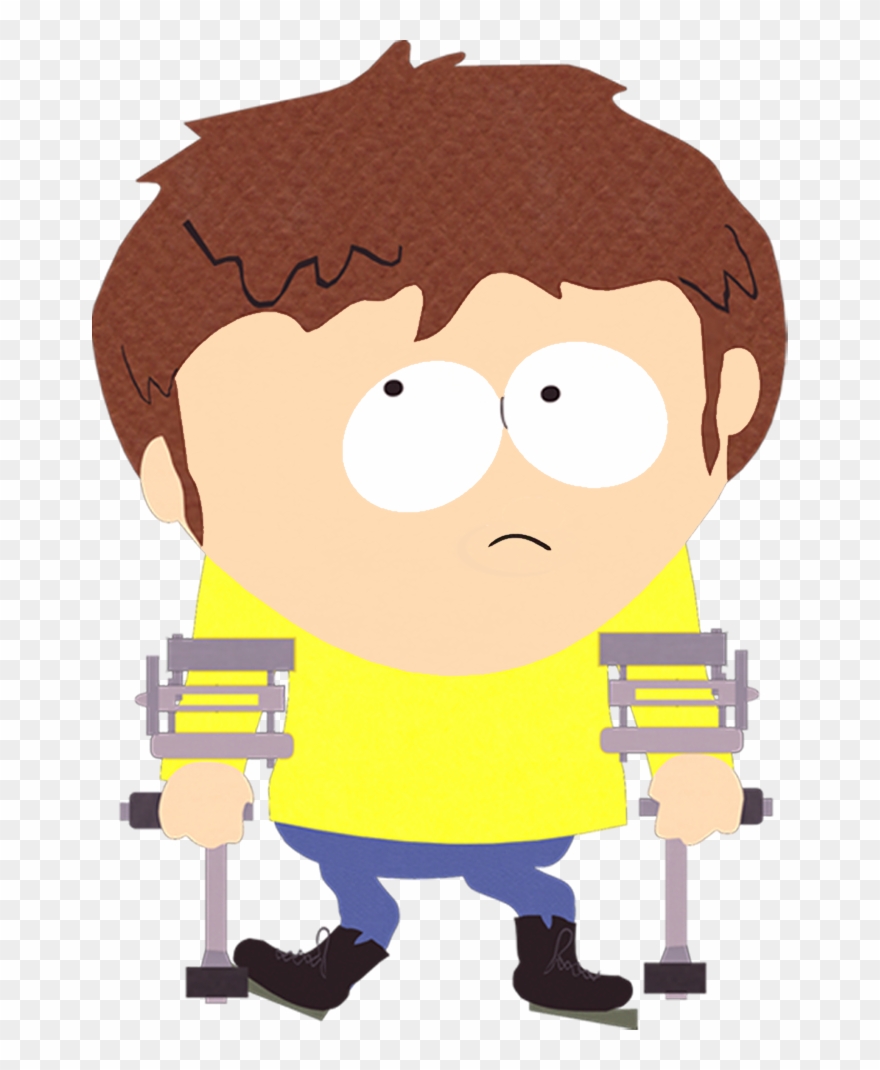 Clipart Man Crutch - Jimmy South Park Png Transparent Png