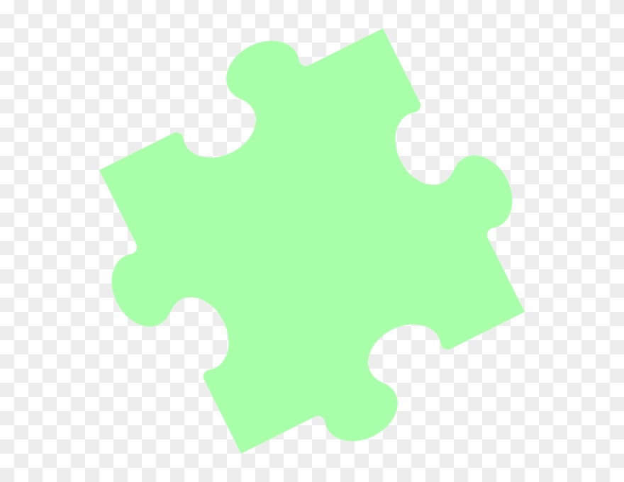 Pastel Clipart Puzzle Piece - Pieza Rompecabezas - Png Download