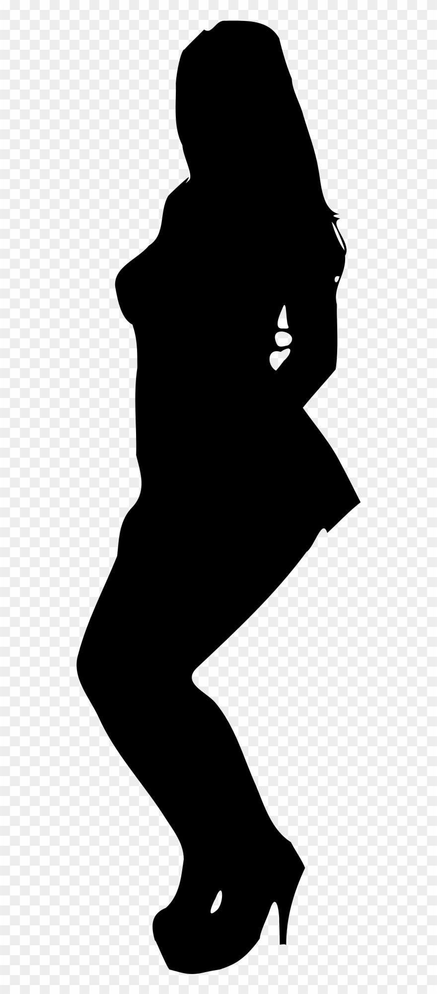 Woman Silhouette 12 Clipart