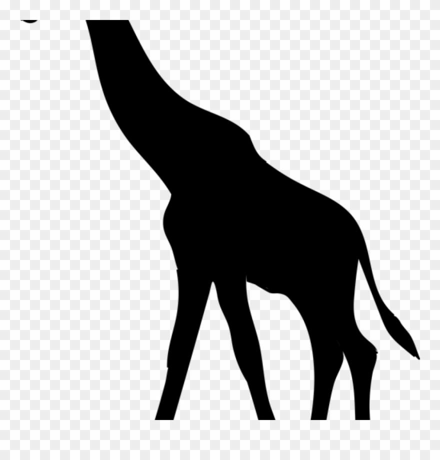 Volleyball Clipart Church - Giraffe Silhouette - Png Download