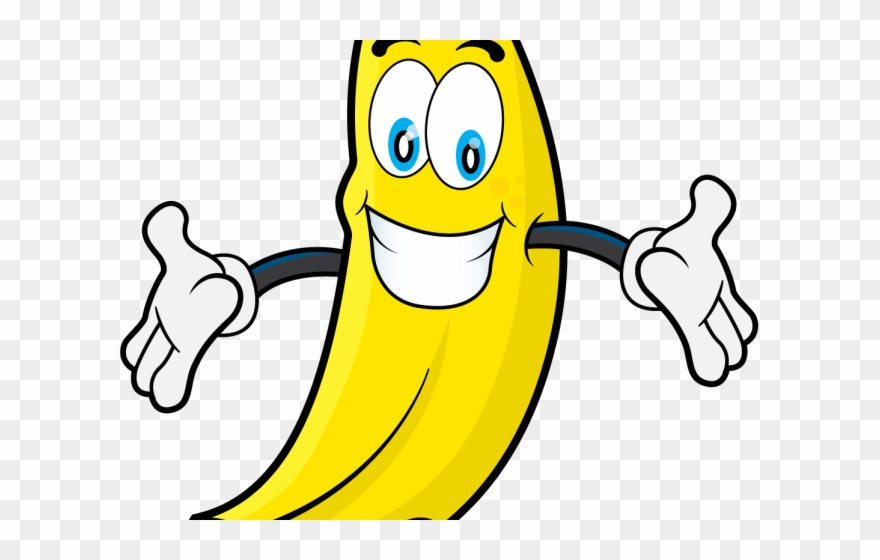 Banana Clipart Happy - Banana Clipart - Png Download