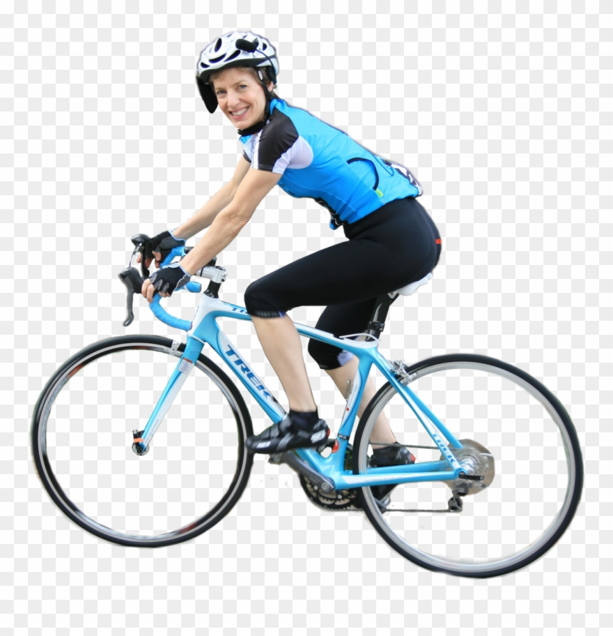 Card Drawing Valentines Day - Riding Bike Transparent Background Clipart