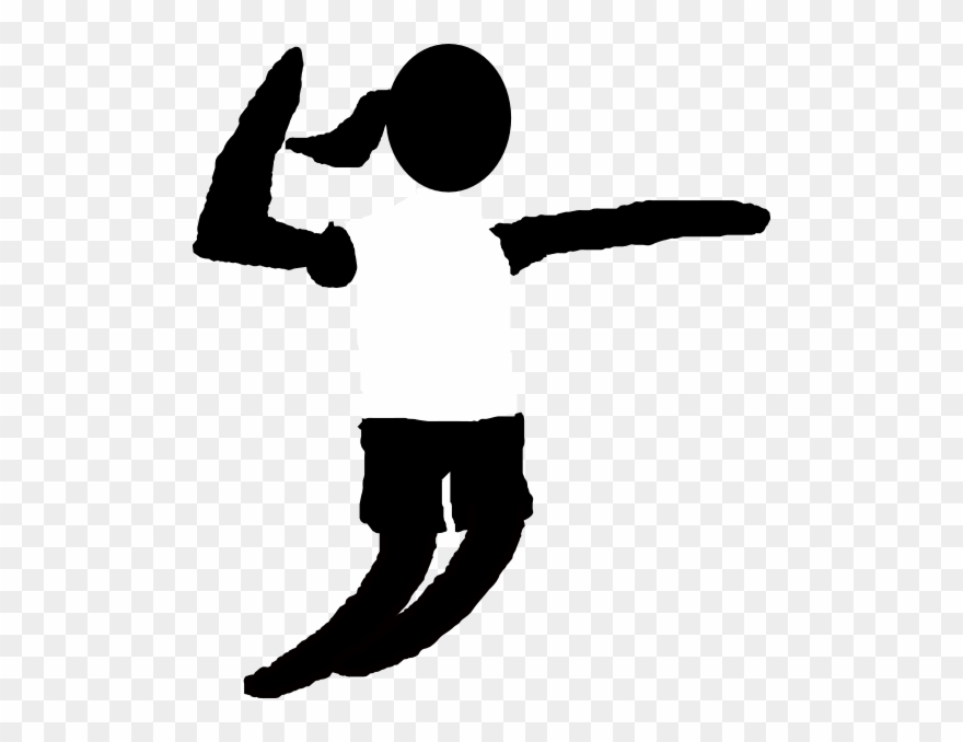 Draw Volleyball Players Clipart