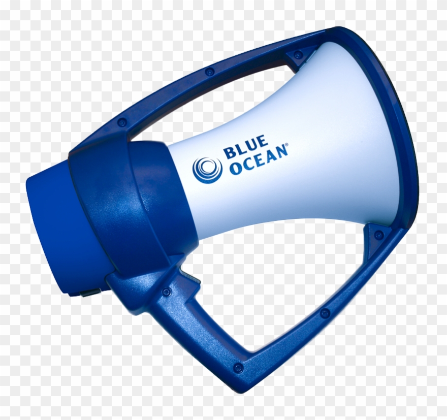 Picture Of A Megaphone - Blue Ocean Megaphone Clipart