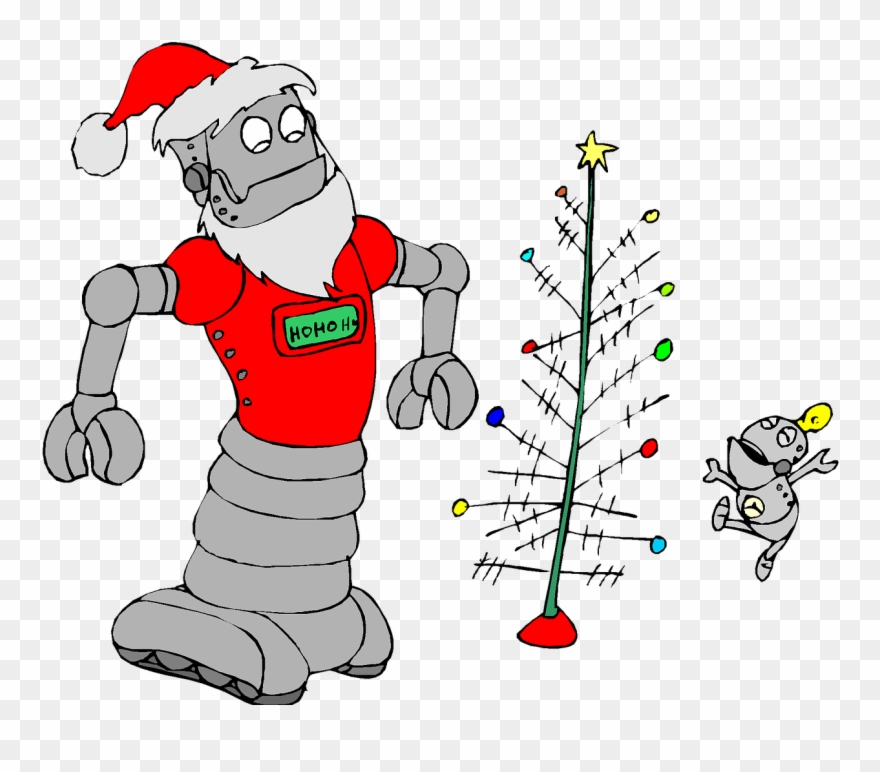 Related - Christmas Robots Transparent Clipart