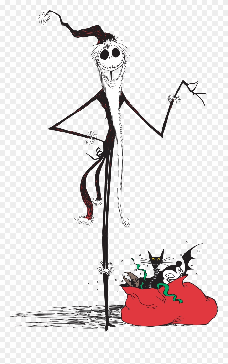 Nightmare Before Christmas Jack Christmas Clipart