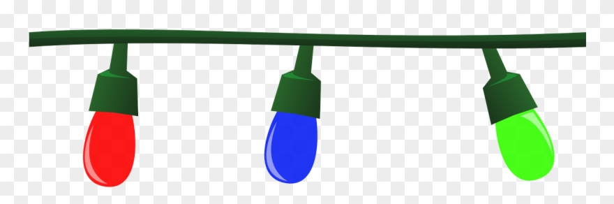 Merry Christmas And Happy New Year - Luces Navideñas Fondo Transparente Clipart