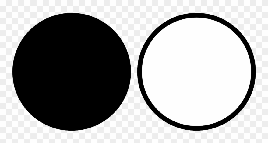 Circle Clipart Black And White - Png Download