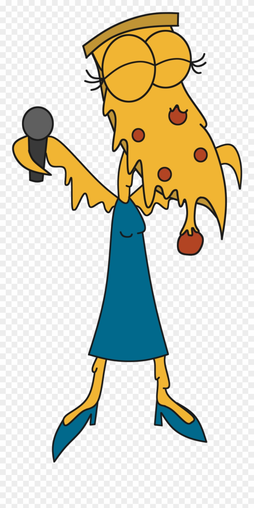 Lisa Continued Her Song, Leaping About The Stage And Clipart