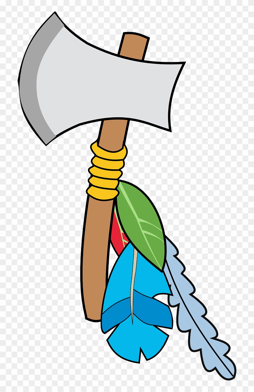 Axe Tomahawk Hatchet India Computer Icons - Indian Axe Clipart - Png Download