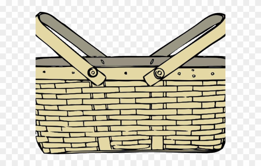 Original - Picnic Basket Clip Art - Png Download