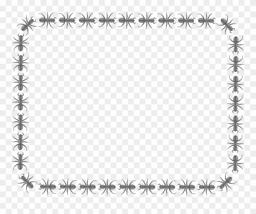 Picnic Border Clip Art Free - Holiday Borders Clip Art Black And White - Png Download