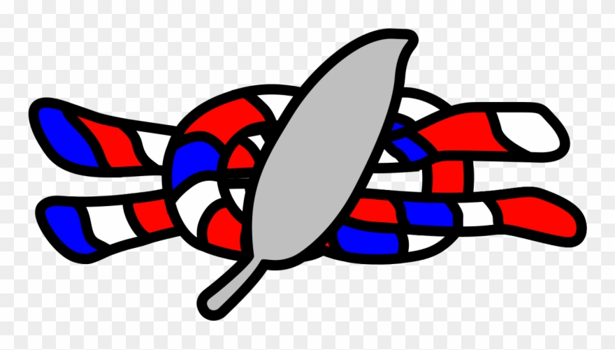 Wikiproject Scouting Bsa Eagle Knot With Silver Palm Clipart