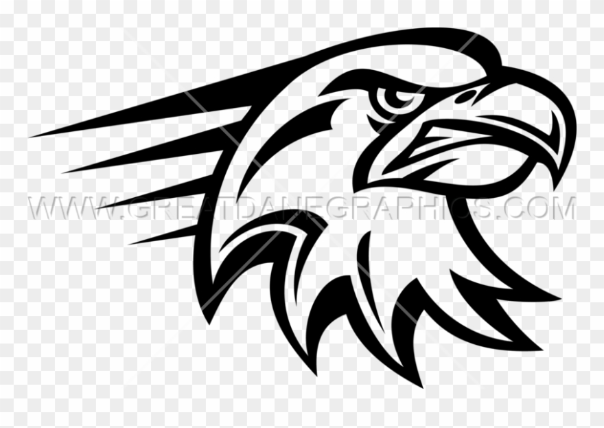 Eagle Head Vector Png - Black Eagle Head Png Clipart