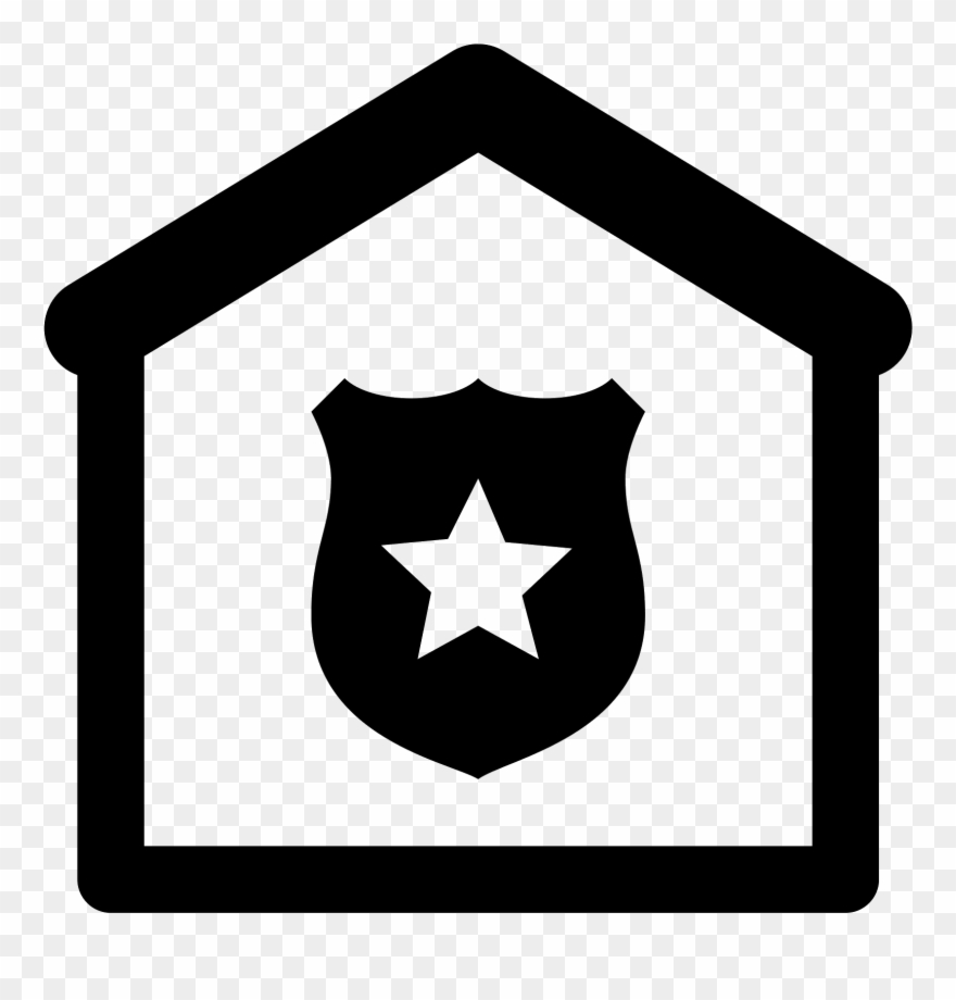 White Police Badge Png - Police Station Icon Png Clipart