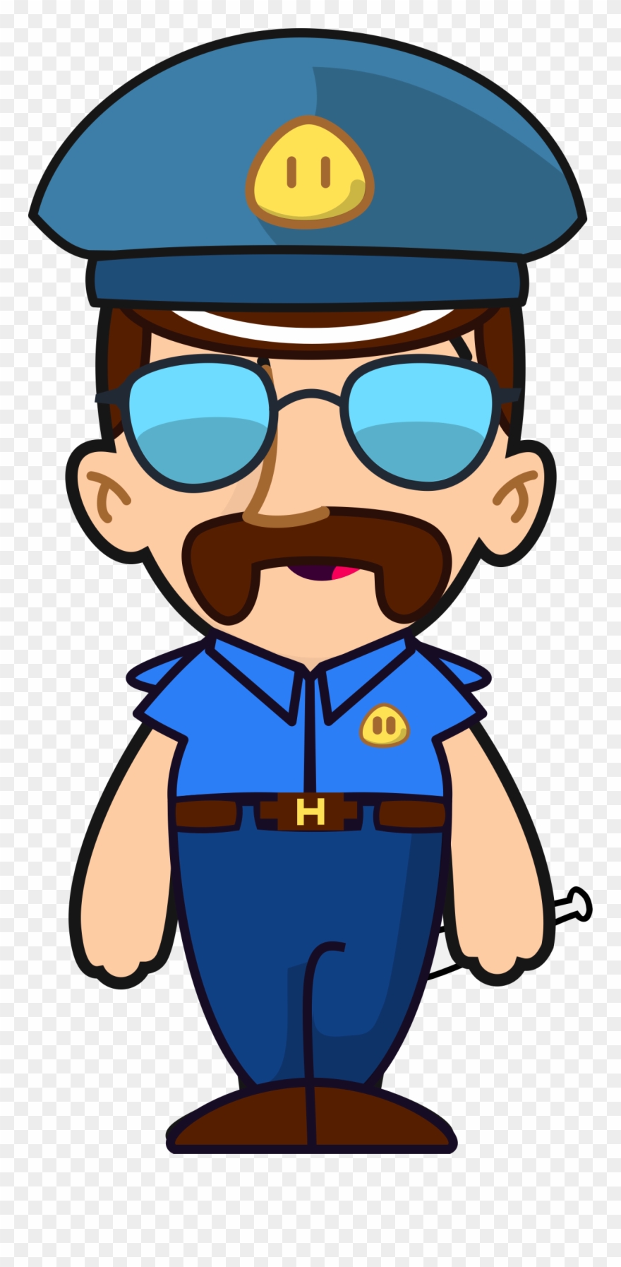 Officer Drawing - Dibujo De Policia Clipart