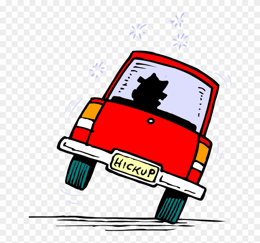 Vector Black And White Stock Driving Drive Away Free - Car Driving Away Clipart - Png Download