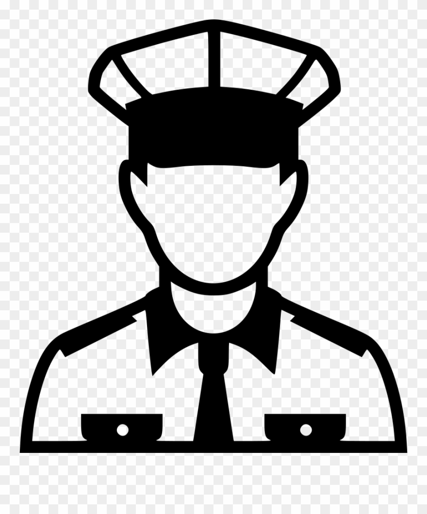 Banner Transparent Library Svg Png Icon Free Download Imagenes De Policias Blanco Y Negro Clipart 473435 Pinclipart