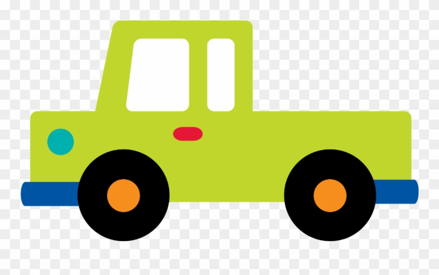 Clipart Kid Truck - Colorear Medios De Transporte - Png Download