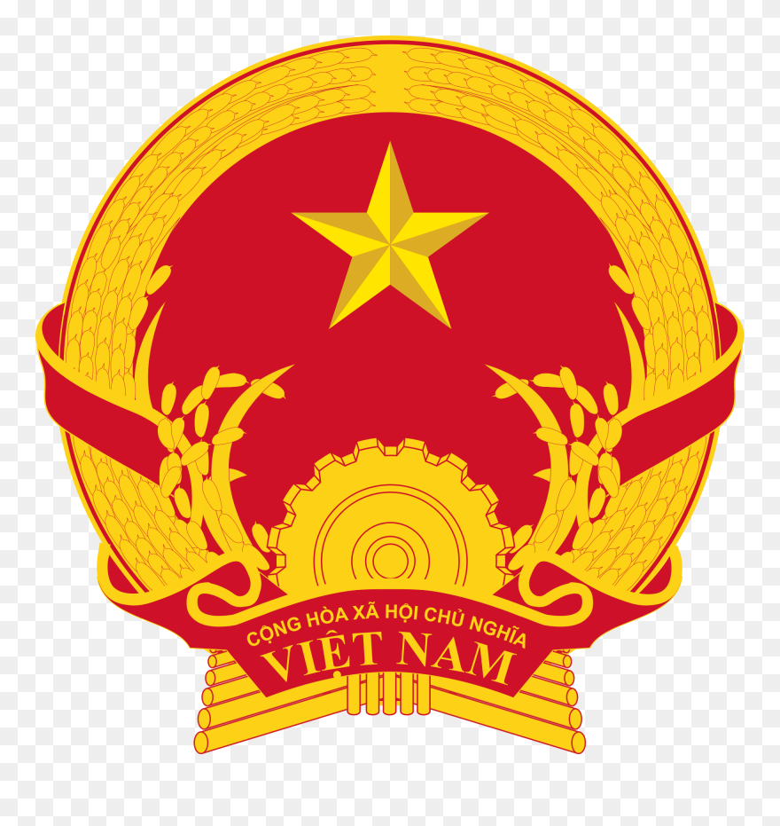 Emblem Of Vietnam - Vietnam Coat Of Arms Clipart