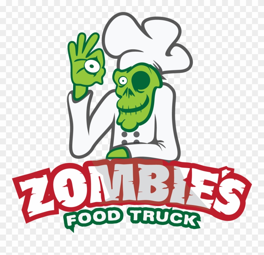 Zombies Food Truck - Zombie's Food Clipart