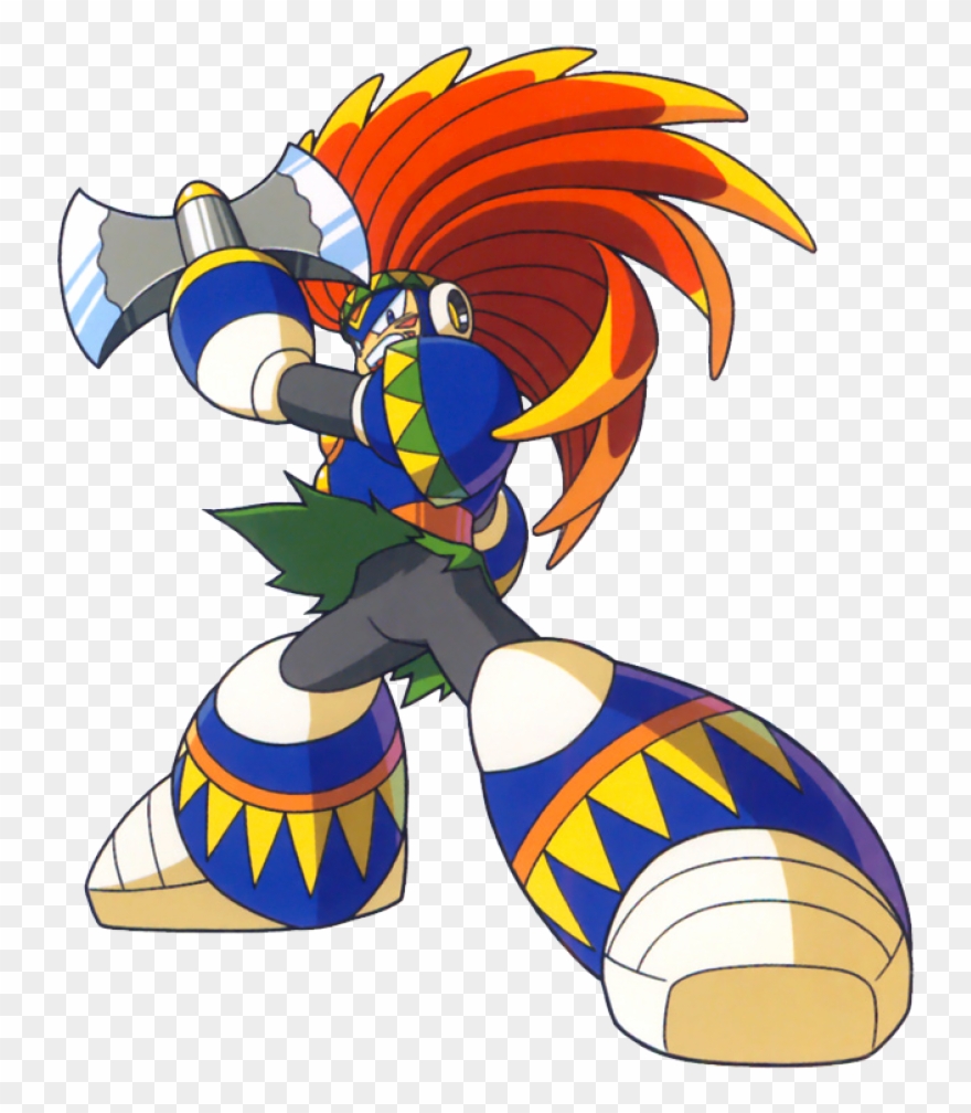 Clip Arts Related To - Mega Man Tomahawk Man - Png Download
