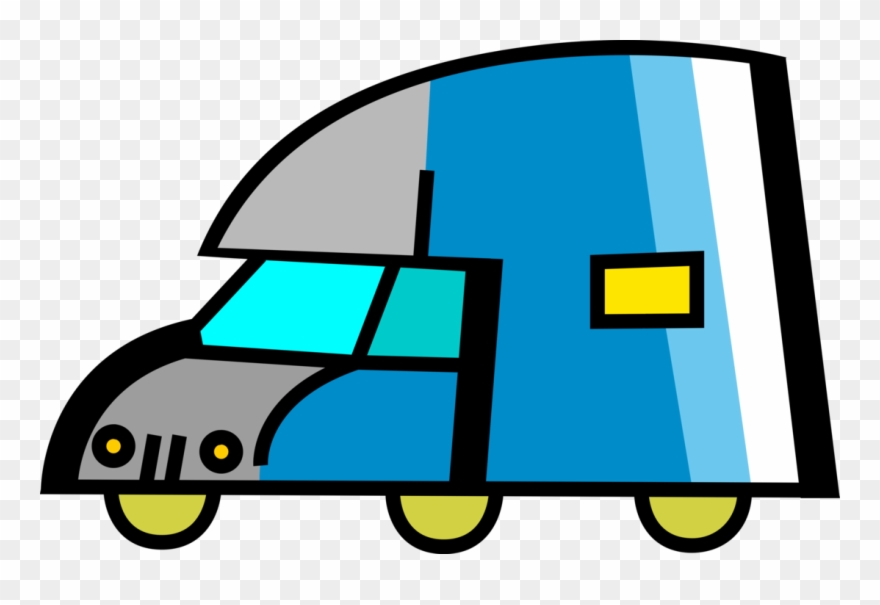 Transportation And Delivery Truck Vehicle Clipart