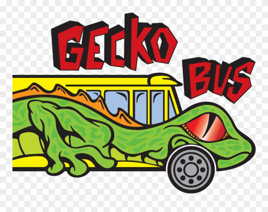 Gecko Bus Logo - Bus Clipart