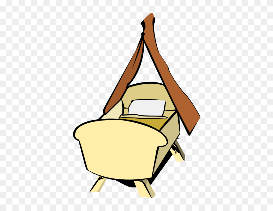 Cots Infant Child Bassinet Bed - Clipart Cradle - Png Download