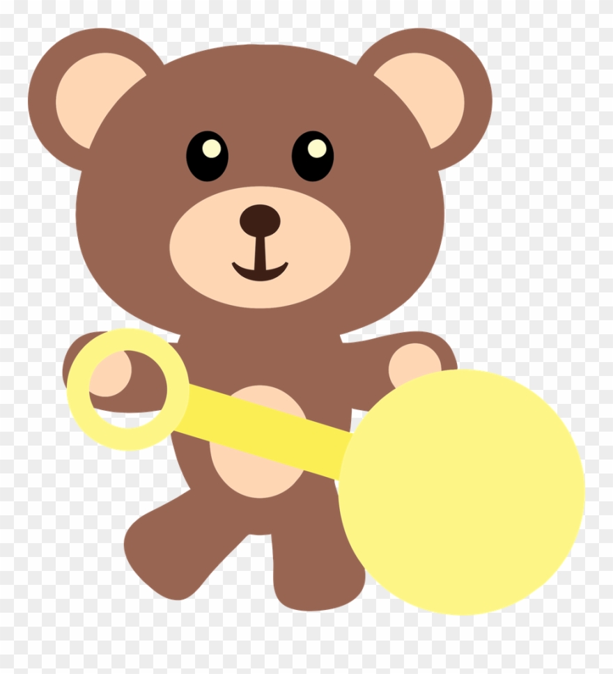 Ursinhos E Ursinhas - Clipart Teddy Bear Girl - Png Download